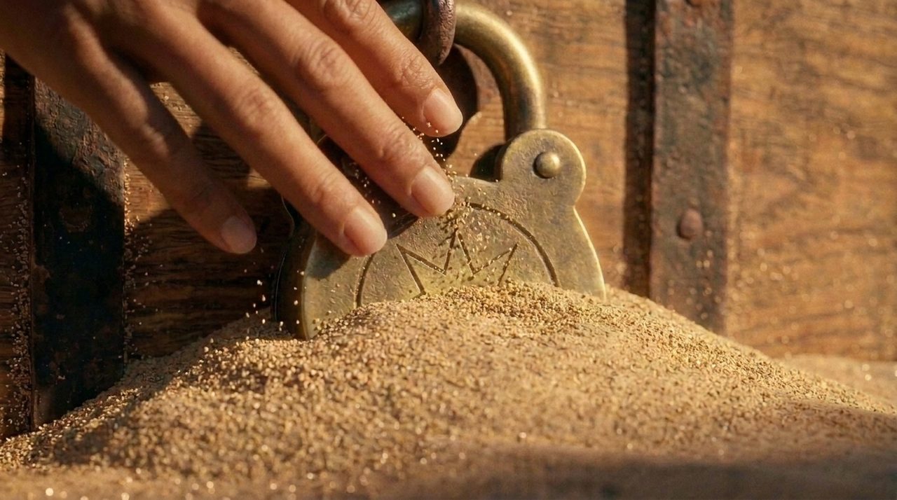 Example result for the prompt: Hands at work, macro